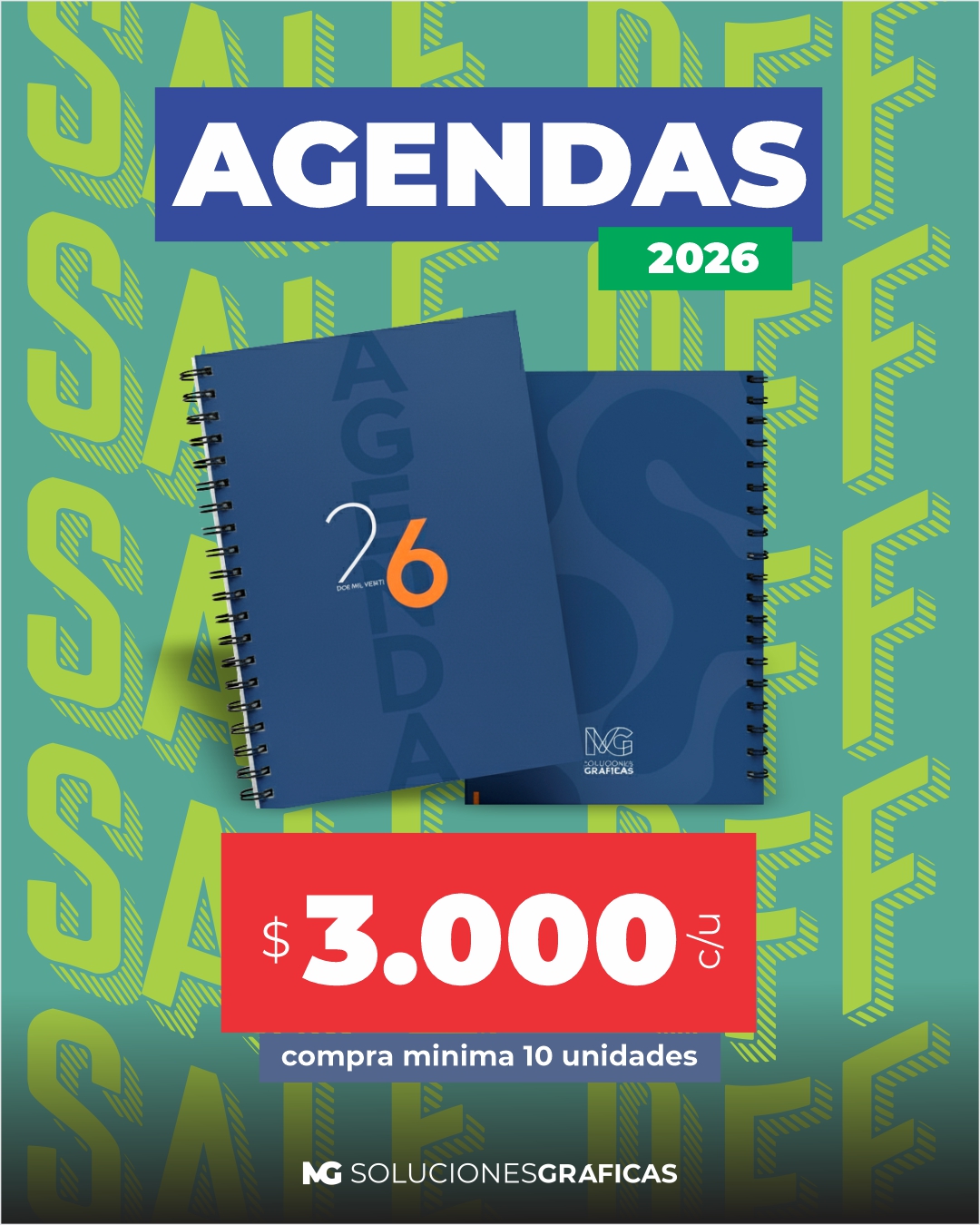 Agenda 2026 - Tapa semi blanda